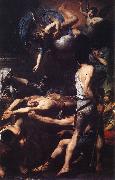 VALENTIN DE BOULOGNE Martyrdom of St Processus and St Martinian we USA oil painting artist